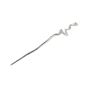 Styling Tool Haarpin 17cm - Fantasie – Knot – Metaal – Zilver