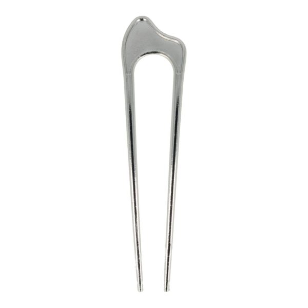 Styling Tool - Haarvork 11cm - Wave – Knot Haarpin – Metaal – Zilver