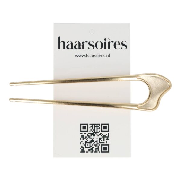 Styling Tool - Haarvork 11cm - Wave – Knot Haarpin – Metaal – Goud