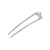 Styling Tool - Haarvork 11cm - Wave – Knot Haarpin – Metaal – Zilver