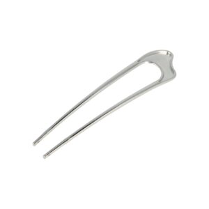 Styling Tool - Haarvork 11cm - Wave – Knot Haarpin – Metaal – Zilver