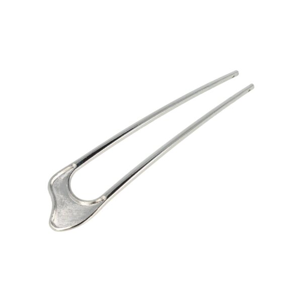 Styling Tool - Haarvork 11cm - Wave – Knot Haarpin – Metaal – Zilver