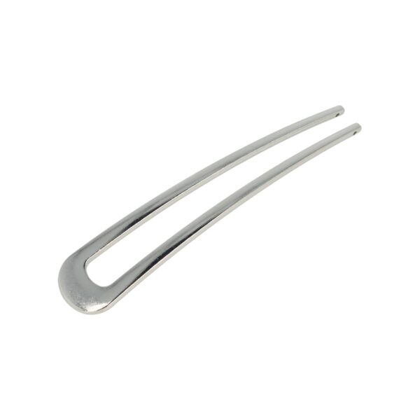 Styling Tool - Haarvork 10cm - Basic – Knot Haarpin – Metaal – Zilver