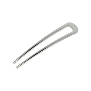 Styling Tool - Haarvork 10cm - Basic – Knot Haarpin – Metaal – Zilver