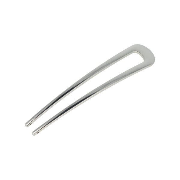 Styling Tool - Haarvork 10cm - Basic – Knot Haarpin – Metaal – Zilver