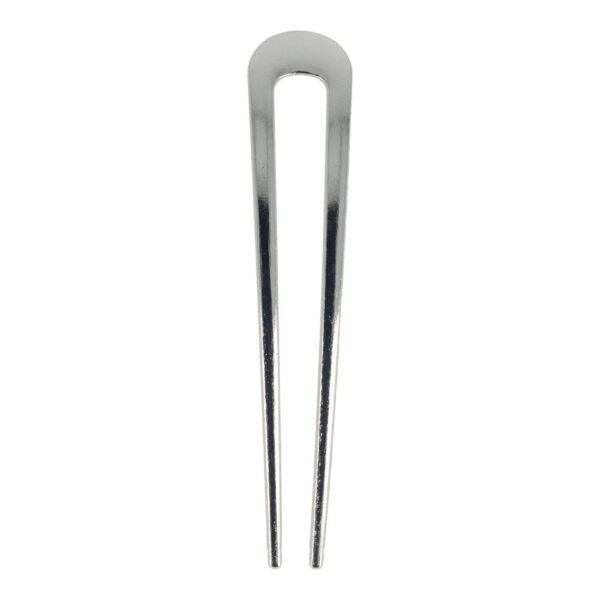 Styling Tool - Haarvork 10cm - Basic – Knot Haarpin – Metaal – Zilver