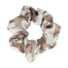 Haarelastiek Scrunchie – Gevlekt Patroon – Zwart Wit Grijs (kopie)