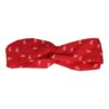 Haarband Twist 5cm – Strikjes Print – Gladde Stof – Rood