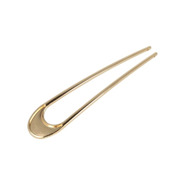Styling Tool - Haarvork 10cm - Ovaal – Knot Haarpin – Metaal – Goud