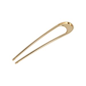 Styling Tool - Haarvork 10cm - Ovaal – Knot Haarpin – Metaal – Goud