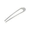Styling Tool - Haarvork 10cm - Ovaal – Knot Haarpin – Metaal – Zilver