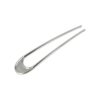 Styling Tool - Haarvork 10cm - Ovaal – Knot Haarpin – Metaal – Zilver