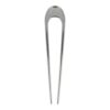 Styling Tool - Haarvork 10cm - Ovaal – Knot Haarpin – Metaal – Zilver