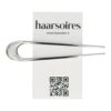 Styling Tool - Haarvork 10cm - Ovaal – Knot Haarpin – Metaal – Zilver