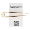 Styling Tool - Haarvork 10cm - Ovaal – Knot Haarpin – Metaal – Goud