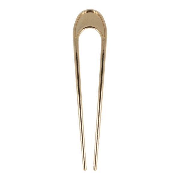 Styling Tool - Haarvork 10cm - Ovaal – Knot Haarpin – Metaal – Goud
