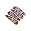 Haarspeld Klikklak 6cm - Basic - Epoxy Gevlekt - Bruin - Set van 4