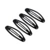 Haarspeld Klikklak 6cm - Ovaal - Epoxy - Zwart - Set van 4