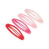 Haarspeld Klikklak 6cm - Ovaal - Epoxy - Roze - Set van 4
