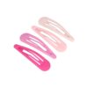 Haarspeld Klikklak 6cm - Epoxy - Matte Kleur Roze - Set van 4