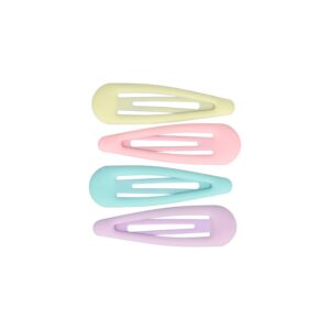Haarspeld Klikklak 6cm - Epoxy - Matte Kleur Pastel - Set van 4