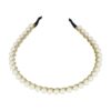 Haarband Diadeem – Parel Kralen – Gouddraad – Wit Goud