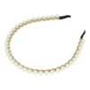 Haarband Diadeem – Parel Kralen – Gouddraad – Wit Goud