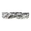 Haarband Twist 5cm – Paisleyprint – Wit