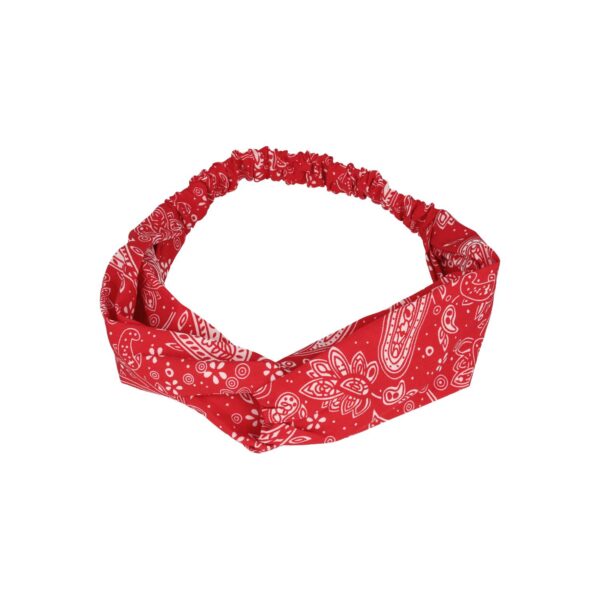 Haarband Twist 5cm – Paisleyprint – Rood