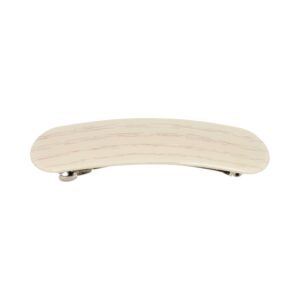 Haarspeld Patentspeld 10cm - Houtlook - Glans - Creme