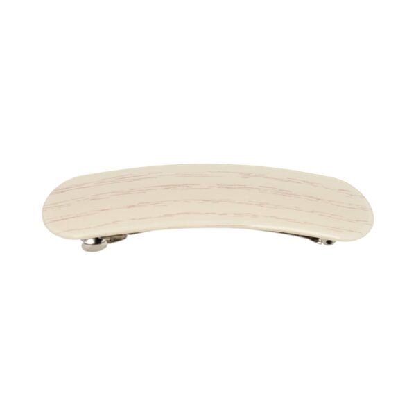 Haarspeld Patentspeld 10cm - Houtlook - Glans - Creme