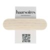 Haarspeld Patentspeld 10cm - Houtlook - Glans - Creme