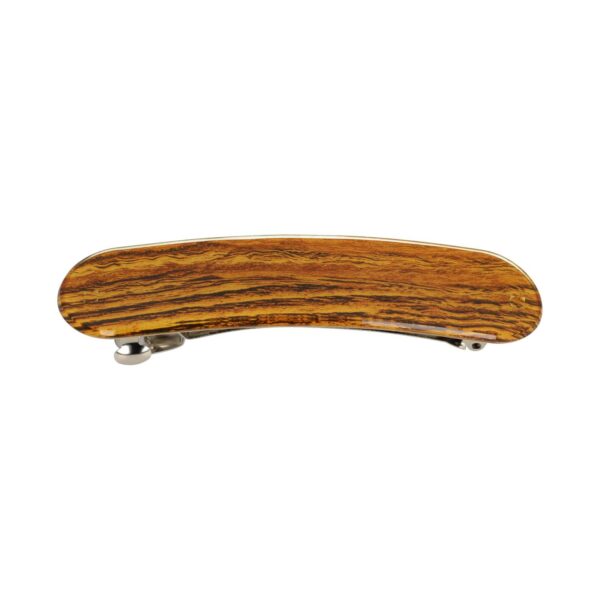 Haarspeld Patentspeld 10cm - Houtlook - Glans - Bruin