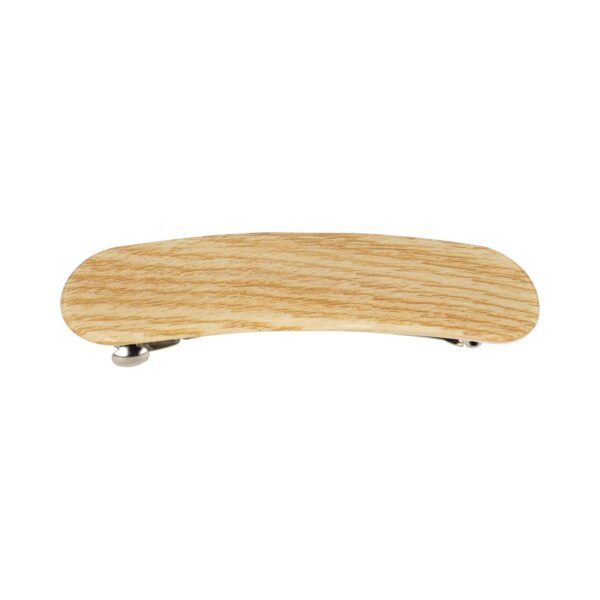Haarspeld Patentspeld 10cm - Houtlook - Glans - Beige