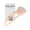 Haarvork roos_5 Styling Tool Haarvork 11cm – Roos Bloem – Knot Haarpin – Roze