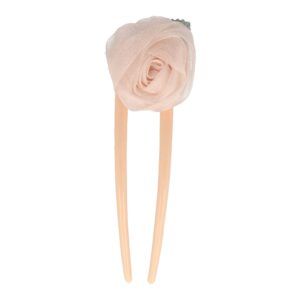 Styling Tool Haarvork 11cm – Roos Bloem –  Knot Haarpin – Roze