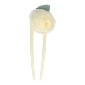 Styling Tool Haarvork 11cm – Roos Bloem –  Knot Haarpin – Creme