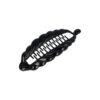 Haarspeld Bananenklem 14cm - Staartklem Bladvorm - Zwart