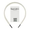 Haarband Diadeem – Dubbele Parel Kralen – Wit