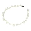 diadeem smal wave grote parelkralen_3 Haarband Diadeem – Dun – Parel Kralen – Wit