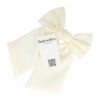 Haarspeld Duckklem 15cm – Strik – Effen Stof – Creme