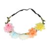 haarband 5 bloemen_7 Haarband Bloemen – Gevlochten – Multicolor