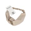 haarband stippenprint met twist_10 Haarband Twist 5cm – Stippenprint – Beige