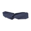 Haarband Twist 5cm – Stippenprint – Donkerblauw