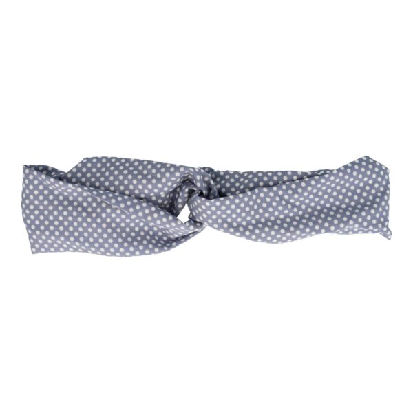 Haarband Twist 5cm – Stippenprint – Lichtblauw