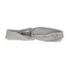 Haarband Twist 5cm – Stippenprint – Wit