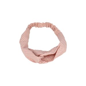 Haarband Twist 5cm – Stippenprint – Roze