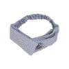 Haarband Twist 5cm – Stippenprint – Lichtblauw