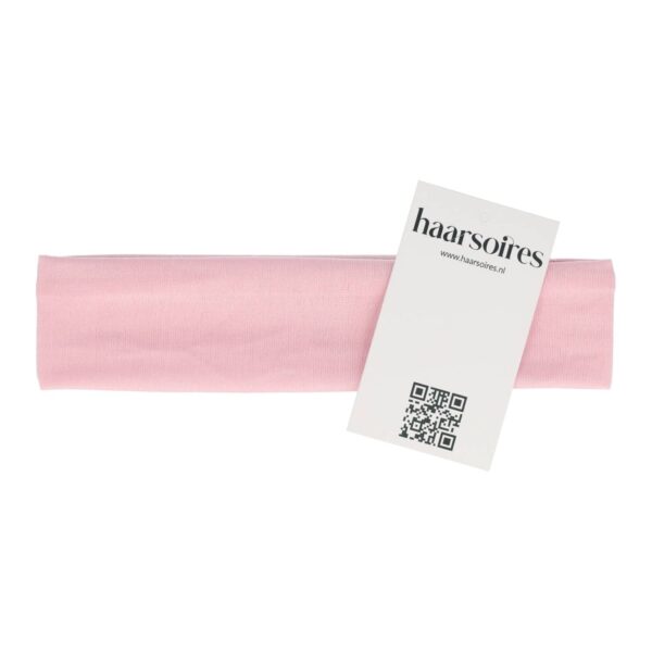 Haarband Stof 4cm - Basic - Lichtroze