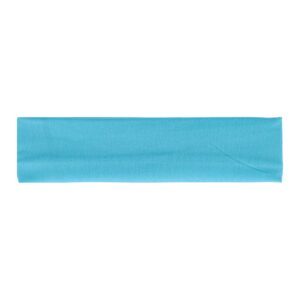 Haarband Stof 4cm - Basic - Aqua Blauw